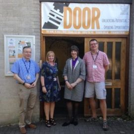 Bishop Rachel Visits The Door Bishop Rachel Visits The Door