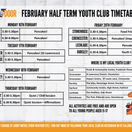 February Half Term Timetable
