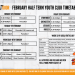 February Half Term Timetable