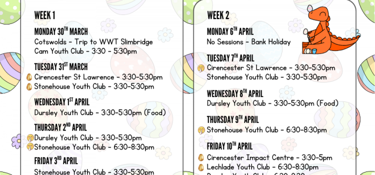 Easter Holiday Timetable